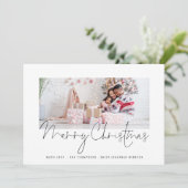 Foto 2025 Kalenderschrift Frohe Weihnachten (Stehend Vorderseite)