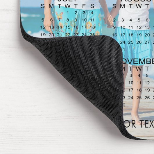 Foto 2026 Calendar Mousepad (Ecke)