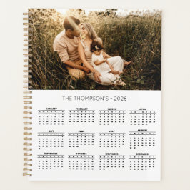 Foto 2026 Kalender 12 Monate Monogramm Planer