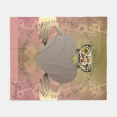 Foto 23. Hochzeitstag Claddagh Topaz Fleecedecke (Vorderseite (Horizontal))