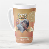 Foto 23. Hochzeitstag Topaz Claddagh Lat Milchtasse (Linke Ecke)