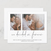 Foto 2: Ankündigung der Verlobung für die Dauer (Vorne/Hinten)