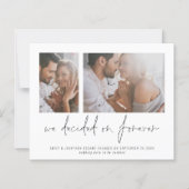 Foto 2: Ankündigung der Verlobung für die Dauer (Vorderseite)