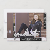 FOTO 2 | Chic Script Simple Keepake Einladung (Vorderseite)