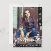 FOTO 2 | Chic Script Simple Keepake Einladung (Vorderseite)