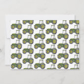 Foto 2. Geburtstag des Aquarelltraktors Einladung (Rückseite)