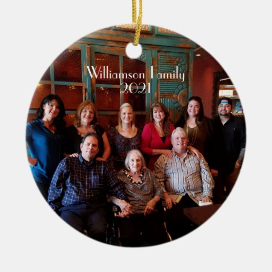 Foto 2 Seite 2 Foto Weihnachten Keramikornament (Vorne)