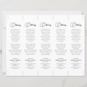 Foto 2x7" DIY Elegantes Lesezeichen Vorlage (Rückseite)