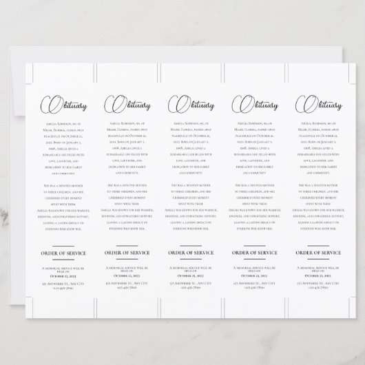 Foto 2x7" DIY Elegantes Lesezeichen Vorlage (Rückseite)