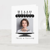 Foto 30. Geburtstagskarte Einladung (Vorderseite)