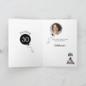Foto 30. Geburtstagskarte Einladung (Innenseite)