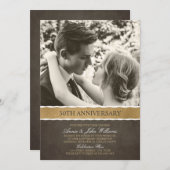 Foto 30. Hochzeitstag Ihr Foto hier Einladung (Vorne/Hinten)