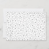 Foto 30. Hochzeitstag - Silberweiß Einladung (Rückseite)