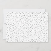 Foto 35. Jahrestag - Weißes Silber Einladung (Rückseite)