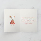 Foto 3. Geburtstag Falteinsatzkarte Karte (Innenseite)