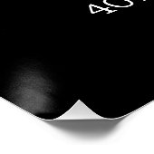 Foto 40. Geburtstag Begrüßungszeichen | Schau mal, Poster (Ecke)