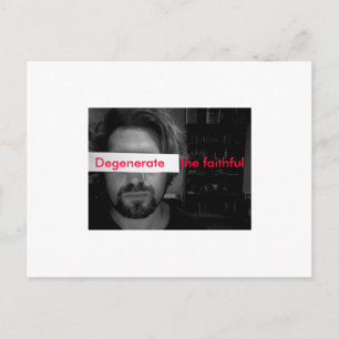 Foto 44, degenerieren das zuverlässige postkarte