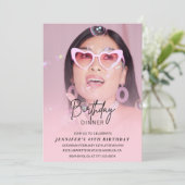 Foto 49. Geburtstagseinladungen Geburtstagsessen Einladung (Stehend Vorderseite)