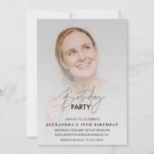 Foto 49. Geburtstagsfeier Geburtstagsfeier Grau Einladung (Vorderseite)