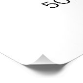 Foto 50. Geburtstag Begrüßungszeichen | Schau mal, Poster (Ecke)