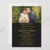 Foto 50. Hochzeitstag Gold Einladung (Vorderseite)