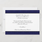 Foto 50. Hochzeitstag Party Einladung (Rückseite)