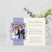 Foto 50. Hochzeitstag Party Einladung (Stehend Vorderseite)