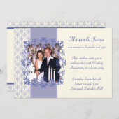 Foto 50. Hochzeitstag Party Einladung (Vorne/Hinten)