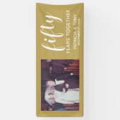 Foto 50. Hochzeitstag Virtuelle Feier Banner (Vertikal)