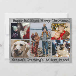 Foto 5 Frohe Weihnachten Frohe Feiertage Collage 