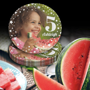 Foto 5th Birthday Paper Plate Pappteller