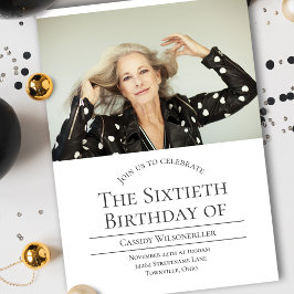 Foto 60 Einladung zum Geburtstag