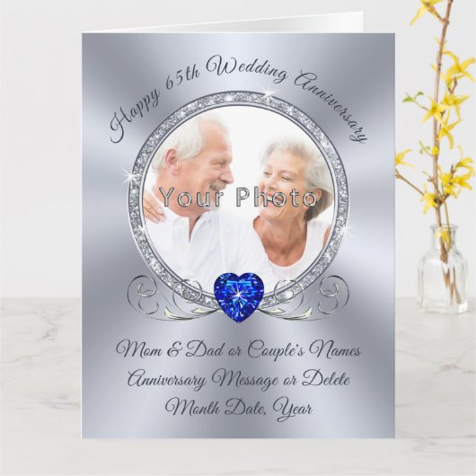 Foto, 65. Hochzeitskarten für Eltern Karte (Gelbe Blume)