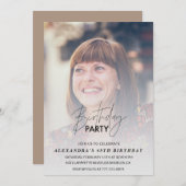 Foto 68. Geburtstagsfeier Einladung (Vorne/Hinten)