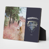 Foto 6. Hochzeit Jubiläum Eisenkerne Emblem Fotoplatte (Seite)