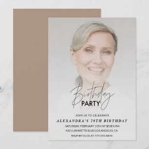 Foto 78. Geburtstagseinladung Geburtstagsfeier Einladung