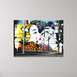 Foto 8 Graffiti in Farbe Leinwanddruck