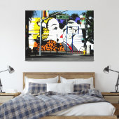 Foto 8 Graffiti in Farbe Leinwanddruck (Insitu (Schlafzimmer))