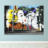 Foto 8 Graffiti in Farbe Leinwanddruck (Insitu (Holzboden))