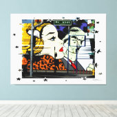 Foto 8 Graffiti mit Fun Stars Leinwanddruck (Insitu (Holzboden))