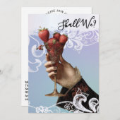 *~* FOTO A101 Verziert Cocktail 1 BACHELORETTE Einladung (Vorne/Hinten)