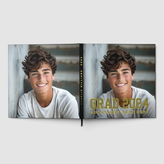 Foto Abitur Jahrname oder Abschluss Gästebuch (Voll)