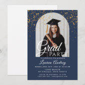 Foto Abiturparty-Einladung Einladung (Vorne/Hinten)