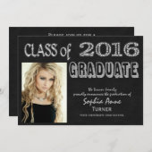 Foto Abschluss 2016 | Einladung auf Schalttafel (Vorne/Hinten)