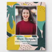 Foto Abschluss Abstrakt Lemon Tabletop Fotoplatte (Vorderseite)