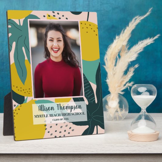 Foto Abschluss Abstrakt Lemon Tabletop Fotoplatte (Seite)