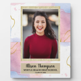 Foto Abschluss Abstrakt Pink Blue Tabletop Fotoplatte