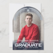 Foto Abschluss Ankündigung Blue & Silver Star (Vorderseite)