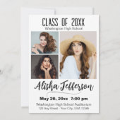 Foto Abschluss Ankündigung / Einladung (Rückseite)