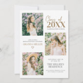 Foto Abschluss Ankündigung Einladung (Vorderseite)